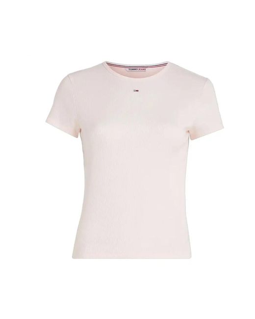 Tommy Hilfiger T-Shirts in het Pink