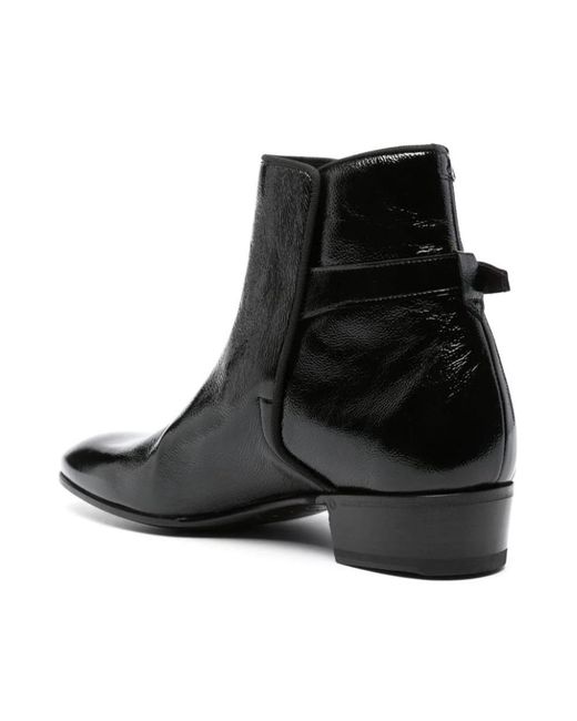 Lardini Black Ankle Boots for men