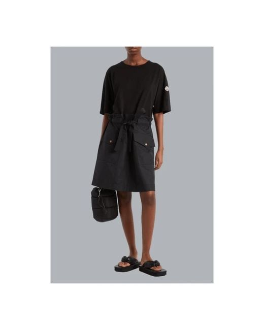 Moncler Black Short Dresses