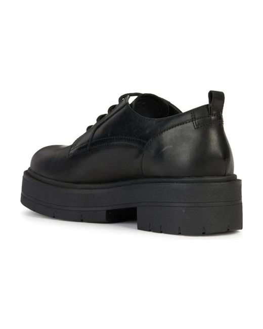 Geox Black Laced Shoes