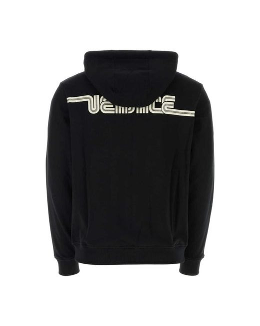 Versace Black Zip-Throughs for men