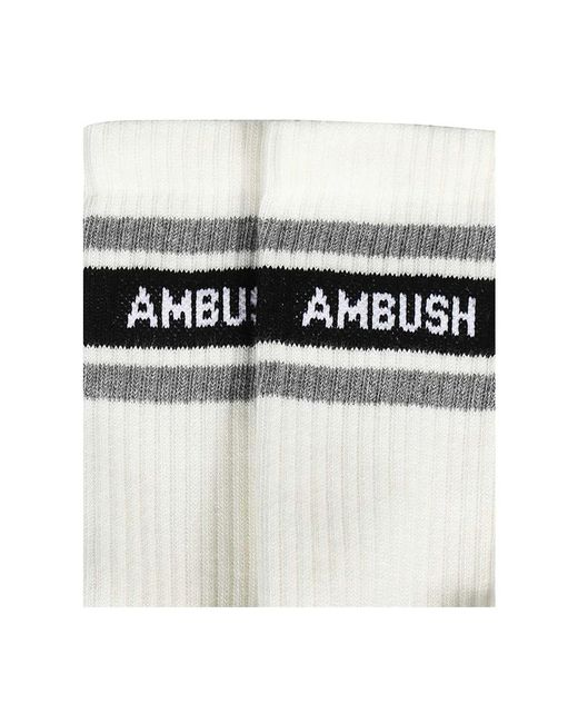 Ambush Socks in het White voor heren