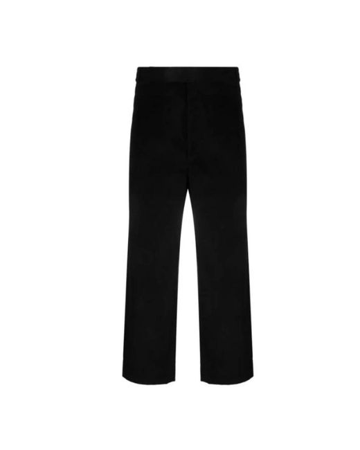 Thom Browne Broeken ,Zwart ,Corduroy Unconstructed Broek in het Black voor heren