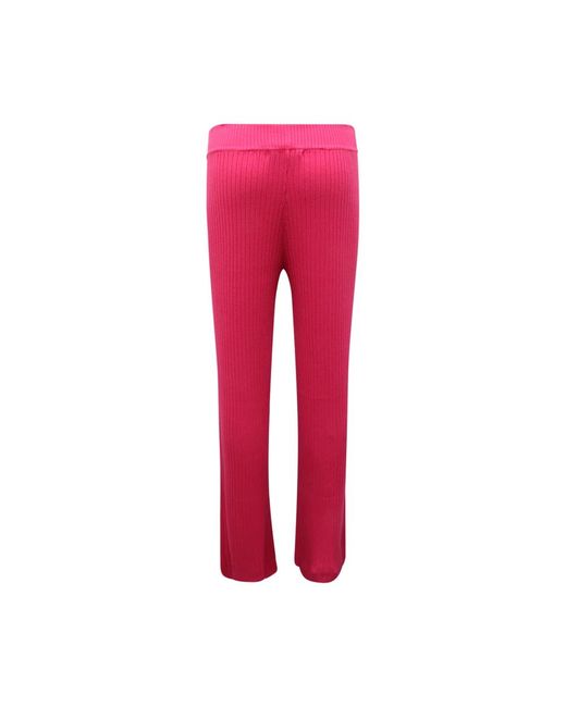 hinnominate Red Wide Trousers