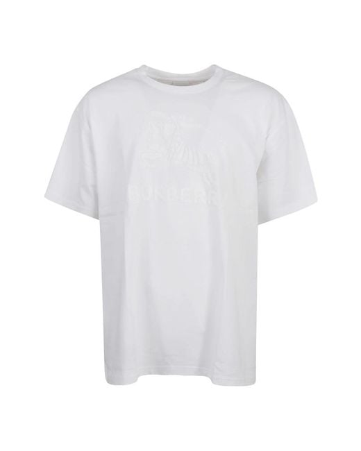 Burberry E T-Shirts und Polos in White für Herren