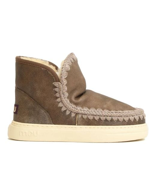 Mou Natural Winter Boots
