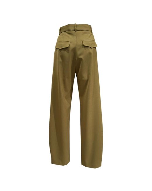 Margaux Lonnberg Green Wide Trousers