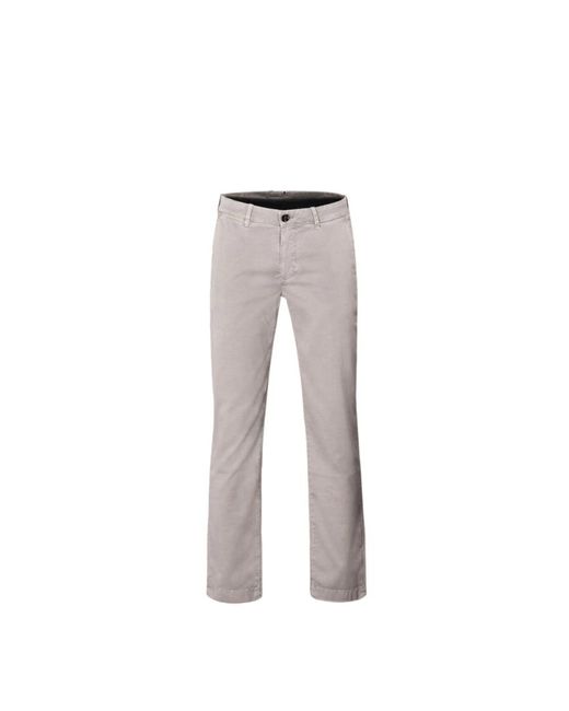 Chinos di Moorer in Gray da Uomo