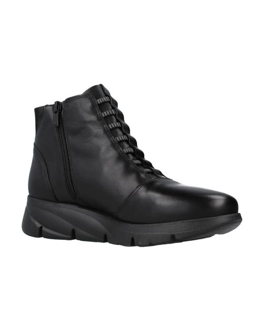 Fluchos Black Lace-up boots