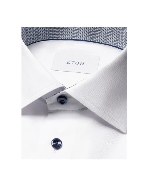 Eton of Sweden White Formal Shirts for men