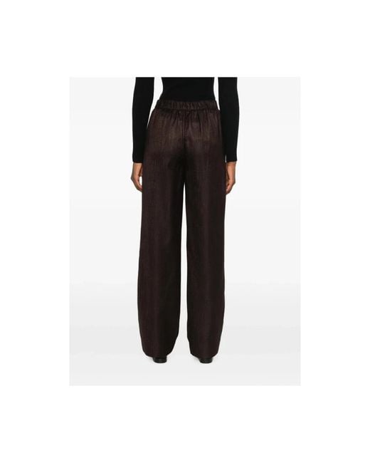 Lardini Brown Wide Trousers