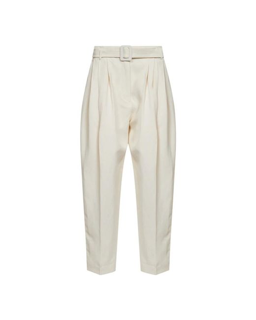 Co. Natural Straight Trousers