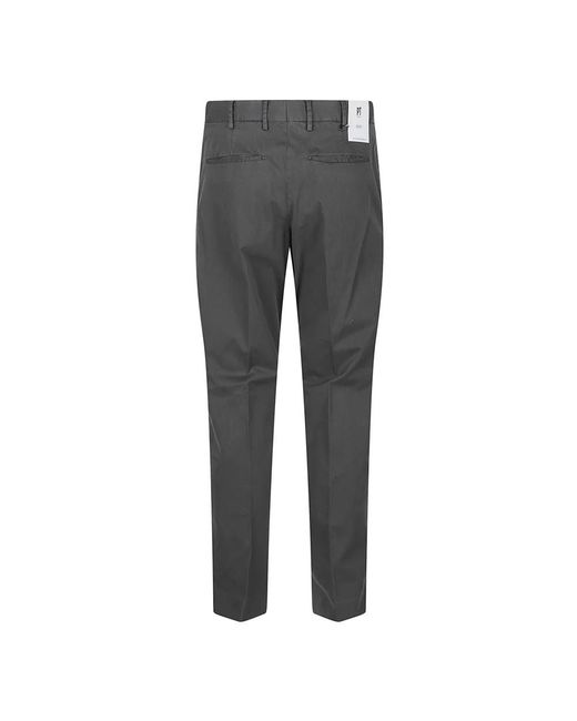 PT Torino Gray Suit Trousers for men