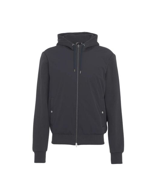 Herno Blue Zip-Throughs for men