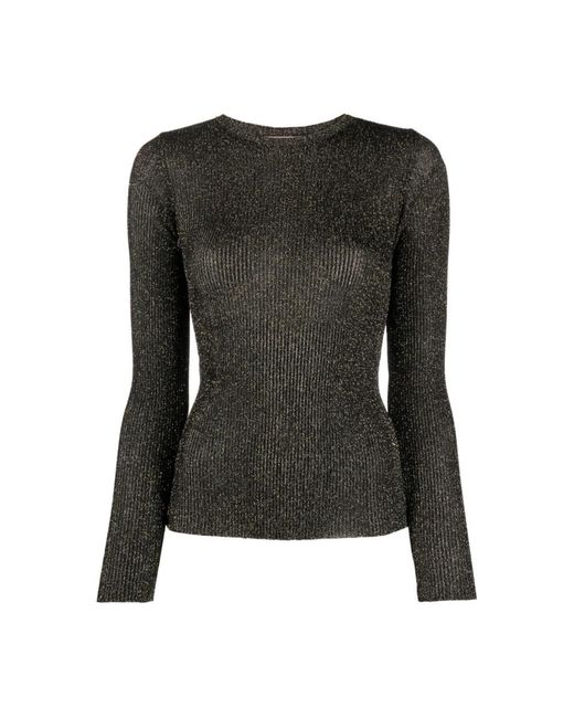 Twinset Black Round-Neck Knitwear
