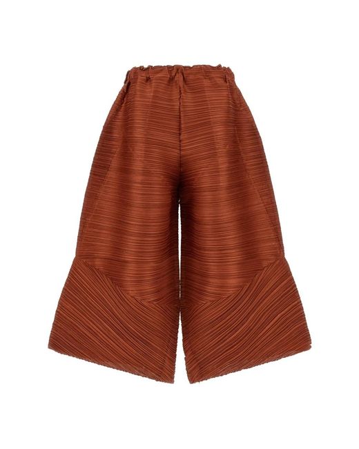 Issey Miyake Brown Bermudas