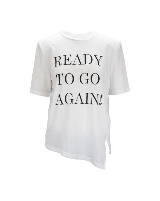 Elisabetta Franchi White T-Shirts