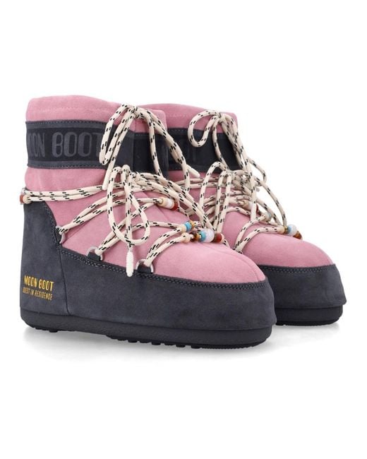 Moon Boot Blue Winter Boots