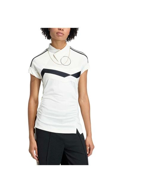 Adidas Fitness ,Wit ,Polyester Reconstructed Top in het White