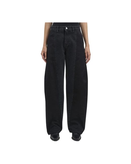 Haikure Black Wide Jeans