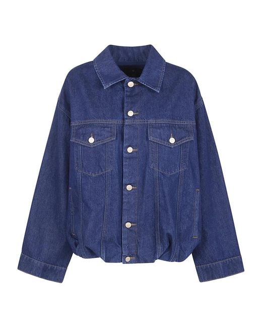 7 For All Mankind Blue Denim Jackets