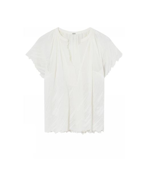 Blouses & shirts > blouses GUSTAV en coloris White