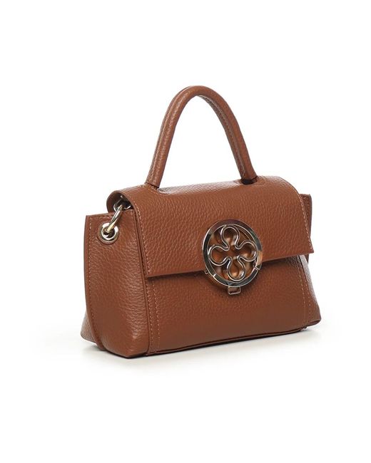 V73 Brown Braune Lederhandtasche Für Frauen