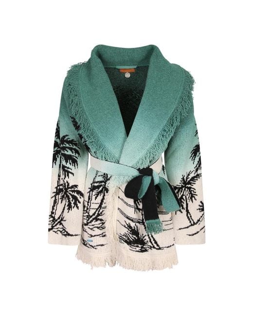 Alanui Green Cardigans
