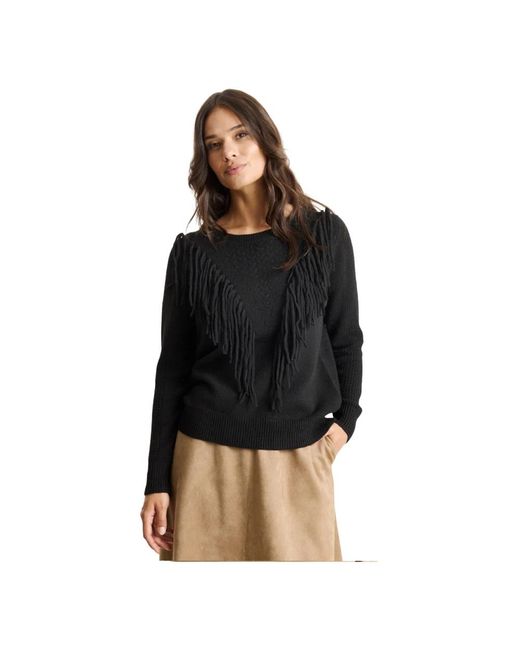 iN FRONT Black Blouses