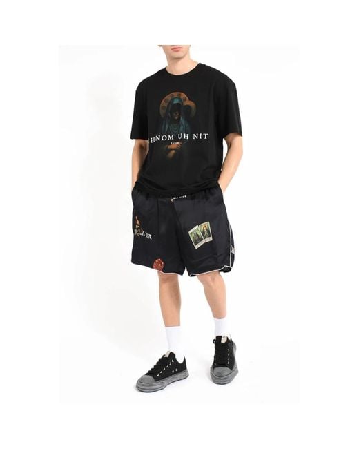 Ih Nom Uh Nit Black Casual Shorts for men