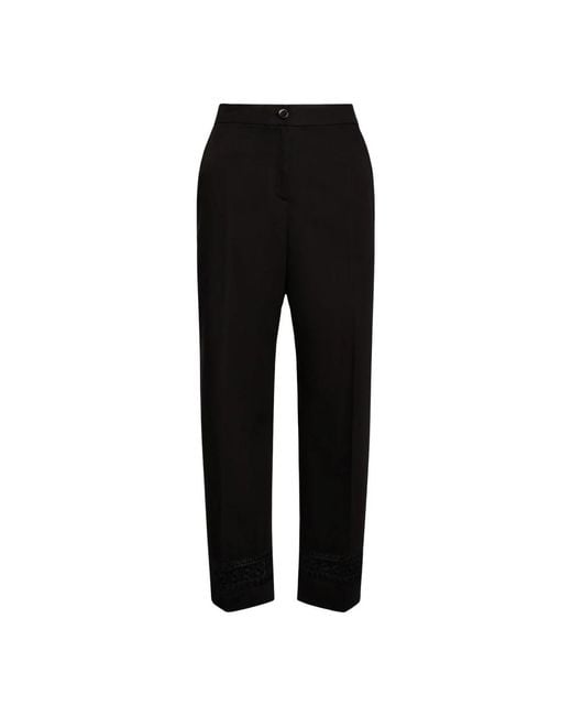 Elena Miro Black Cropped Trousers