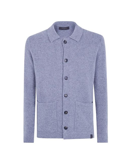Cardigans Zanone de hombre de color Blue