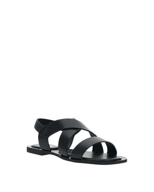 Pollini Blue Flache Sandale