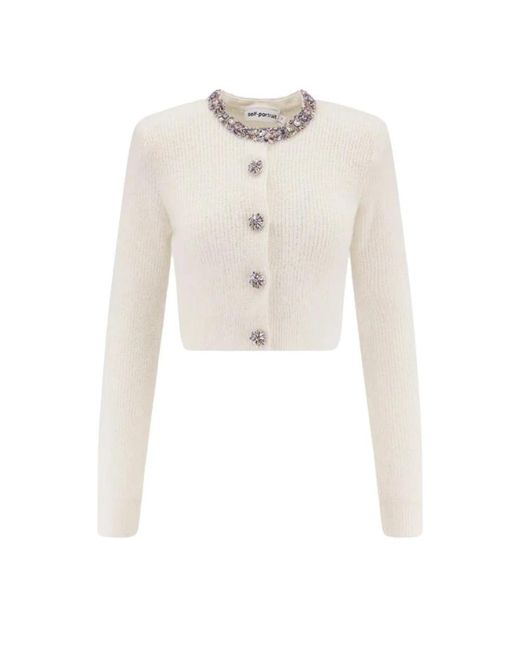 Cardigans Self-Portrait de color White