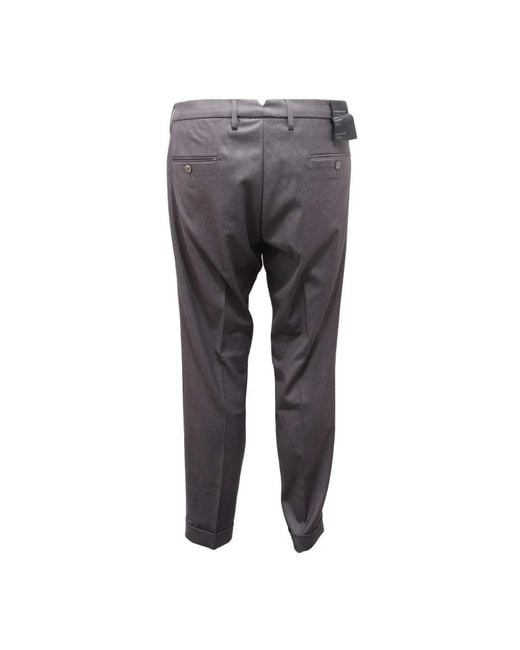 Michael Coal Gray Slim-Fit Trousers for men