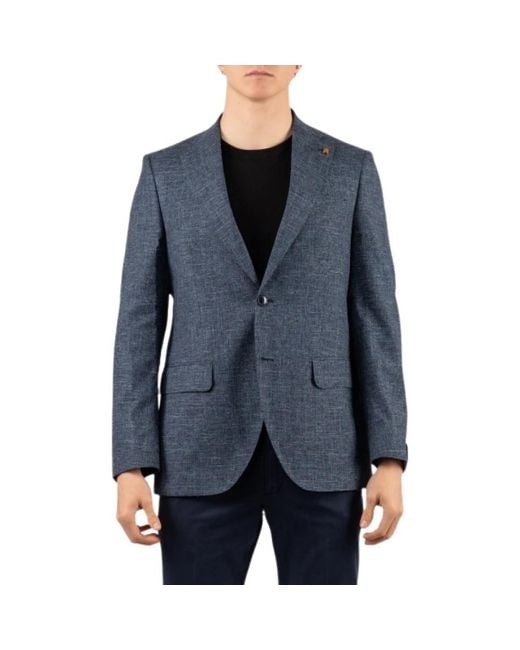 Sartoria Latorre Blue Blazers for men