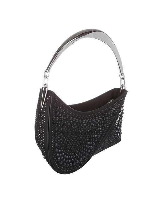 Mugler Black Shoulder Bags