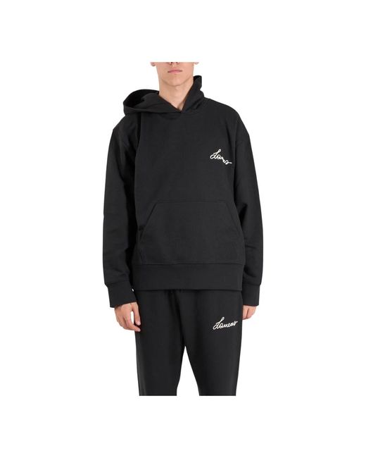 Laneus Black Hoodies for men
