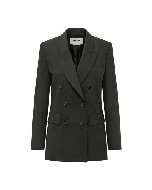 Blazers MSGM en coloris Black