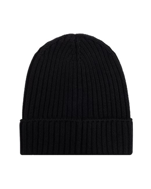 Moncler Black Beanies for men