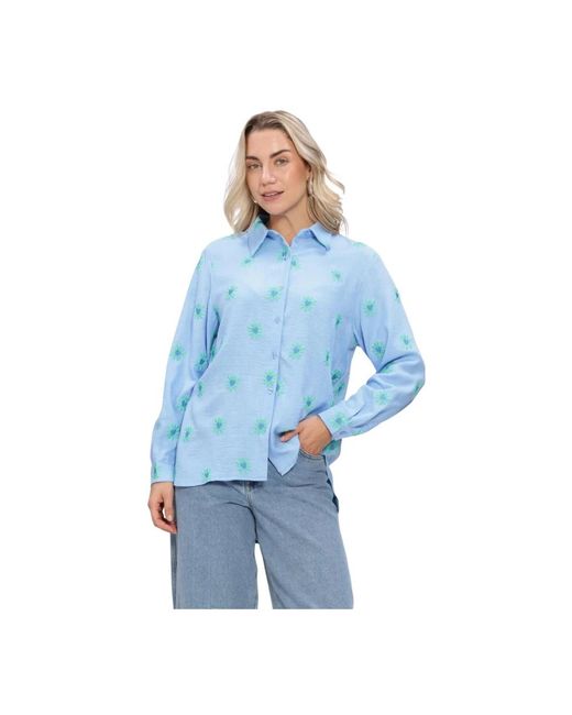 Ydence Blouse Gabia in het Blue