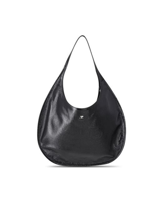 Courreges Black Shoulder Bags