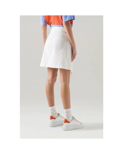 Woolrich Short Skirts in het White