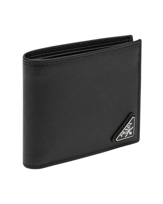 Prada Saffiano Wallet in Black für Herren