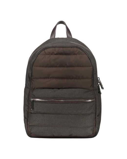 Moorer Gesteppter Rucksack in Gray für Herren