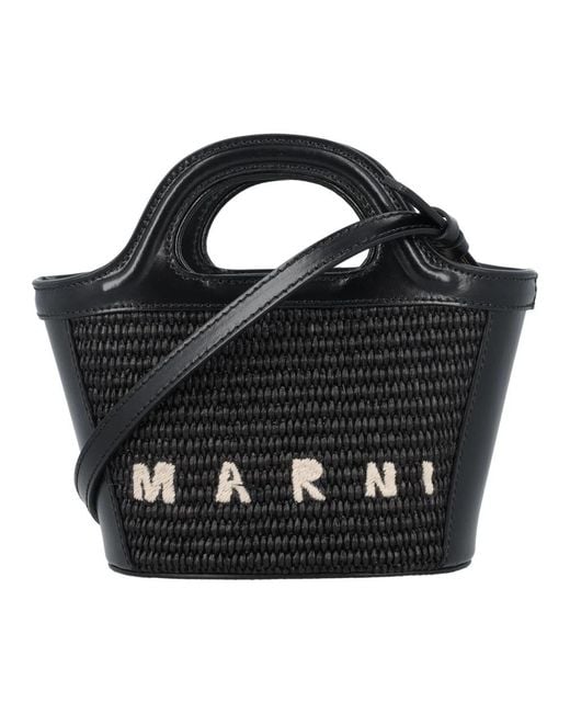 Marni Black Bucket Bags
