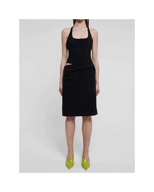 Jacquemus Black Short Dresses