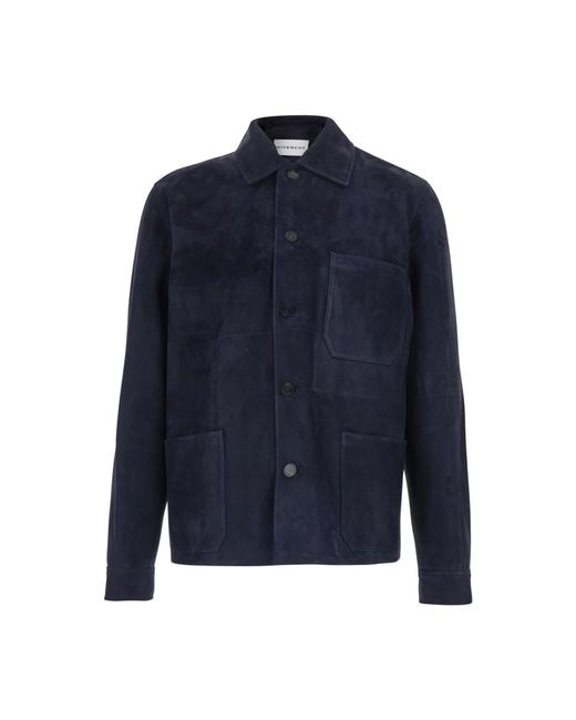 Givenchy Suède Jas in het Blue voor heren
