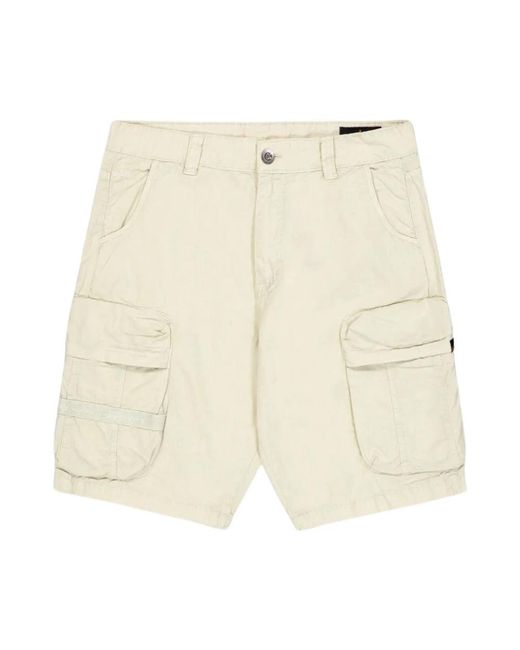 Alpha Industries Natural Long Shorts for men