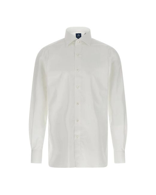 Finamore 1925 White Formal Shirts for men
